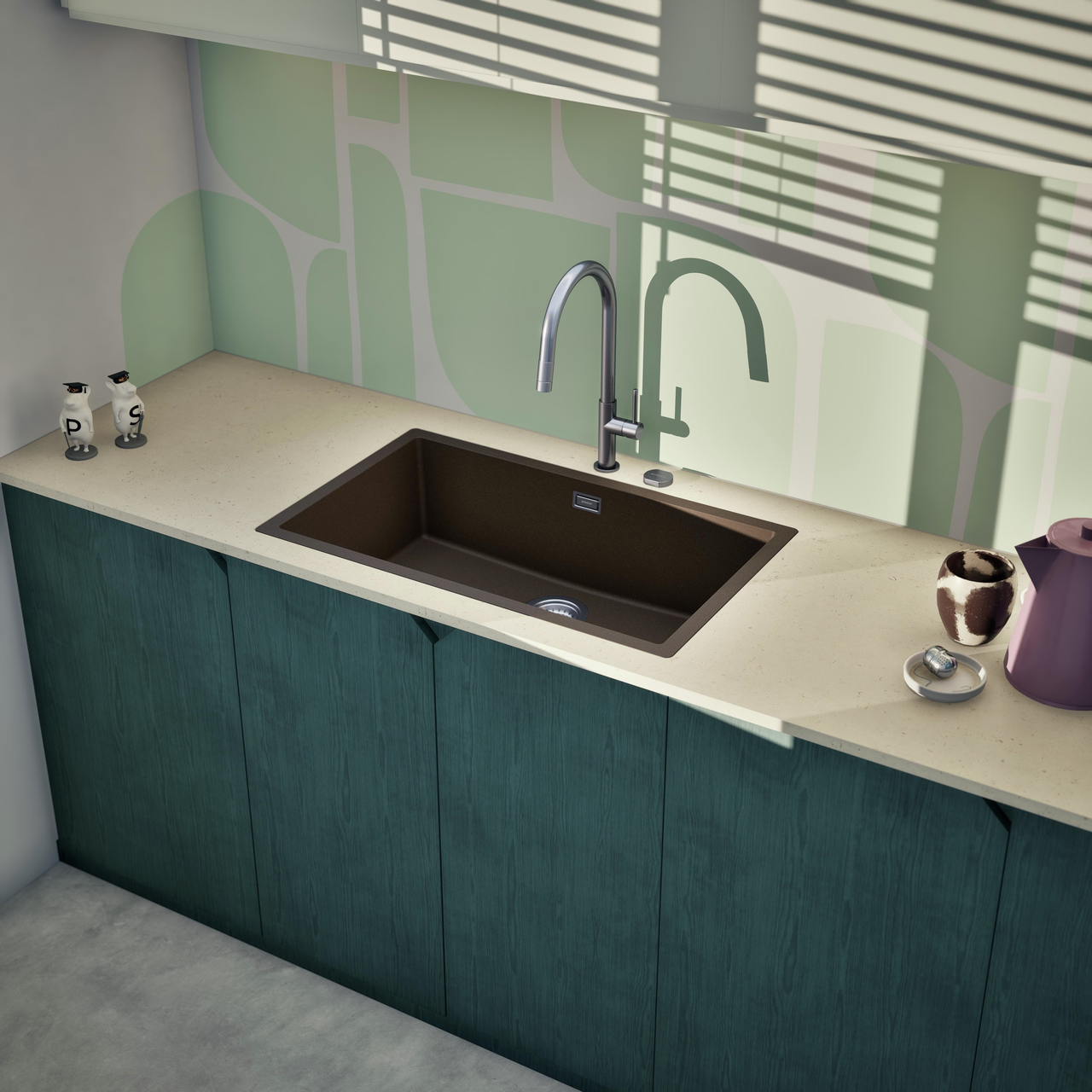 Dřez FORMHAUS D-100LS NERO